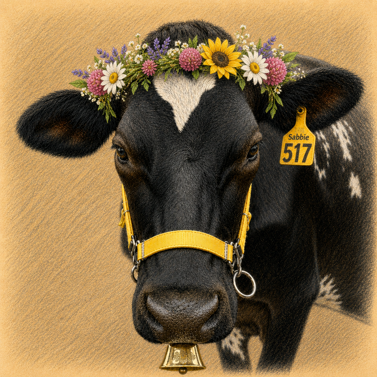 Lilly, the Irish Acres cow who introduces the Reviews from the Farm Gate page